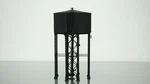 Overland Brass 42,500 Gallon Oil Storage Tank Union Pacific Ho Scale. Fixed Price $499.99.