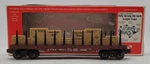 Lionel 6-9823 Gauge Santa Fe Flatcar With Freight Load Ex/box. Fixed Price $17.59.
