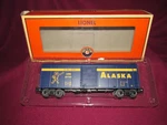 Lionel 6-17740 Alaska Round Roof Boxcar, Opening Doors, Hidden Uncoupling Tabs. Fixed Price $83.99.