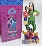 Signed By Jim Shore Disney Showcase Santa's Goofy Helper" Figurine 2006 W/box. Fixed Price $299.00.