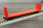 Micro-trains Scale #54070 61, 8 Bulkhead Flat Car Cp Rail Nib. Fixed Price $29.99.