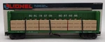 Lionel 6-16371 Gauge Burlington Northern I-beam Flat Car #16371 W/wood Load Mt. Fixed Price $17.39.