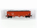 Scale Bluford Shops BLU12-04 Arsf Santa Fe 3-BAY Hopper #78648 W/ Load. Fixed Price $24.95.