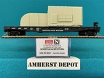 Micro Trains Norfolk & Western Flat Car Scale Nw New. Fixed Price $19.95.