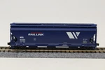 Scale Micro Trains 94080 3-BAY Acf Covered Hopper Montana Rail Link Mrl Blue. Fixed Price $24.89.