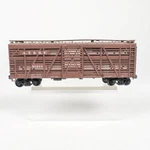 Athearn Ho Scale Santa Fe Atsf #50656 40' Stock Cattle Car Kit Built. Fixed Price $15.99.