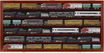 Scale Trains Display Case Wall Cabinet Shelves Compatible With Hot Toy Car Wh. Fixed Price $190.18.