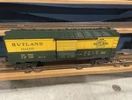 Rare* Lionel 6464-300 Rutland Boxcar With Split Door Paint Bottom Half Green.ex. Fixed Price $1050.00.