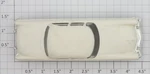 Lionel 6414-25 White Repro Automobile With Chrome Bumpers. Fixed Price $12.00.