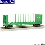 Bachmann 12903 Ho 52 Flatcar Burlington Northern #615816. Fixed Price $37.34.