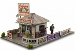 Innovative Hobby "ticket Gate" 1/64 Slot Car Scale Photo Building Kit. Fixed Price $16.99.