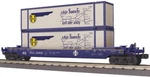 Mth Railking Santa Fe (blue Bonnet) Husky Stack Car! Gauge Double Intermodal. Fixed Price $149.99.