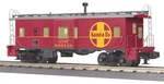 Mth 20-91097 Premier Santa Fe Bay Window Caboose W/ Figure 999138. Fixed Price $89.99.