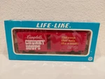 Ho Scale Life-like 8428 Box Car Campbells Chunky Soups Billboard Train 1982 Vtg. Fixed Price $14.95.