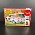 Coca Cola 1955 Chevy Cameo Pickup Amt 1094 Model Kit 1:25 Scale New Sealed. Fixed Price $14.99.