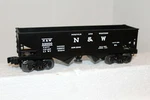 Lionel #19885 & W Operating Hopper Car. Fixed Price $40.45.