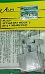 A-line Ho #13200 Weight Set -- 85' Flatcar End Details Below. Fixed Price $14.99.