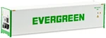 Atlas Ho Scale 40' Reefer Container 3-PK Evergreen/emcu #5321382/5321401/5321443. Fixed Price $39.99.