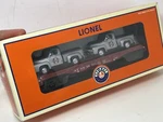 Lionel 6-26311 Santa Fe Flatcar With Pickup Trucks New. Fixed Price $48.85.