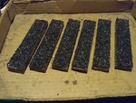 Scale Coal Loads For Mdc Roundhouse 40 Ft 3 Bay Hopper - Handmade Set Of 6. Fixed Price $9.00.