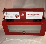 Lionel 2528620 Anheuser Busch Budweiser Woodsided Reefer O27 Mib 2025 New Sealed. Fixed Price $89.99.