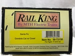 Scale 2020 Mth Cc 30-72130 Santa Fe Gondola W/cover Rail Mib. Fixed Price $50.00.
