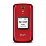 Open-box Excellent: Lively Jitterbug FLIP2 Phone For Seniors Red. Fixed Price $25.99.