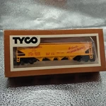 Scale, Tyco 344-E Union Pacific Open Bay Hopper Car 62040 Original Box. Fixed Price $13.00.