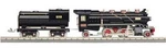 Mth 10-3002-1 Tinplate 260E Steam Locomotive & Tender Black Cream W Brass Trim. Fixed Price $628.95.