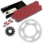 Red Drive Chain And Sprocket Kit For Honda CRF450R 2002 2003. Fixed Price $48.00.