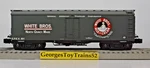 Lionel 3-RAIL Standard #891 White Brothers Milk Car W/tanks 6-17340 Msrp $60. Fixed Price $25.00.