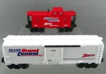 Lionel Sears Exclusive Zenith Express 16575 Caboose 16267 Box Freight Car Lot. Fixed Price $89.97.