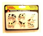 Scale Woodland Scenics A1863 Holstein Cows Figures (11) Pcs. Fixed Price $16.14.