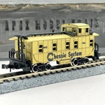 Model Power Scale Chessie General Motors 50TH Anniversary Scheme Caboose 7164. Fixed Price $23.99.