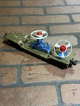 Lionel Olive Drab Postwar 3349 Turbo Missile Launching Flatcar Rare Scarce. Fixed Price $499.99.