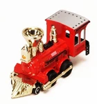 Power Steam Locomotive Red W/ Gold Showcasts 9931D 5" Scale Diecast Replica. Fixed Price $6.99.