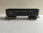 Marx - C&o 44572 O27 Gauge Black Tin Gondola Chesapeake Ohio Nice!. Fixed Price $9.95.