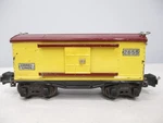 Lionel 2655 Boxcar 1939 Cream, Maroon Nickel Trim Prewar Gauge X8081. Fixed Price $29.00.