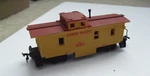 Vintage 1960S Ho Scale Revell Union Pacific 4060 Caboose Car 3/4" Long. Fixed Price $19.00.