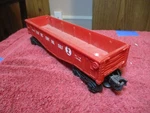 Vintage Lionel Gauge 9340 Illinois Central Gulf Red Gondola Loose Box. Fixed Price $5.59.