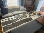 Vtg. Ho Scale Train Lot Engines, 13 Freight Cars, Tracks, 2 Transformers, More. Fixed Price $210.00.
