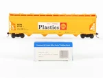 Scale Bachmann Silver Series 17534 Scpx Shell 4-BAY Covered Hopper #5703. Fixed Price $22.95.