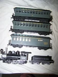 Bachmann ON30 Colordo & Southern Three Car Passenger Set With Locomotive(dc). Fixed Price $99.95.