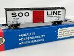 Scale Con-cor 1451-E 50' Panel Box Car Soo Line. Fixed Price $15.95.