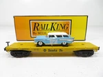 Mth 33-7606 Santa Fe Flatcar W/57' Chevy Nova Ln. Fixed Price $59.99.