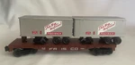 Lionel Scale Frisco Flat Car With Trailers Load 6-16926. Fixed Price $9.99.
