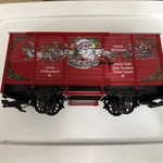 Lgb Lehmann Train 43352 Merry Christmas Box Car G-scale Untested Parts. Fixed Price $99.99.