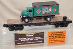 Menards 279-8320 Scale Rea Flatcar W/ Ford Boxtruck Orig Packaging L/n. Fixed Price $19.98.