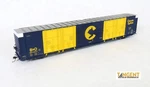 Tangent Chessie System Greenville 86' High Cube Box Car 25510 B&o Ho Scale. Fixed Price $56.95.