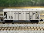 Scale - Atlas 3856 Pennsylvania Gatx Airslide Hopper PRR261443 N7589. Fixed Price $17.99.